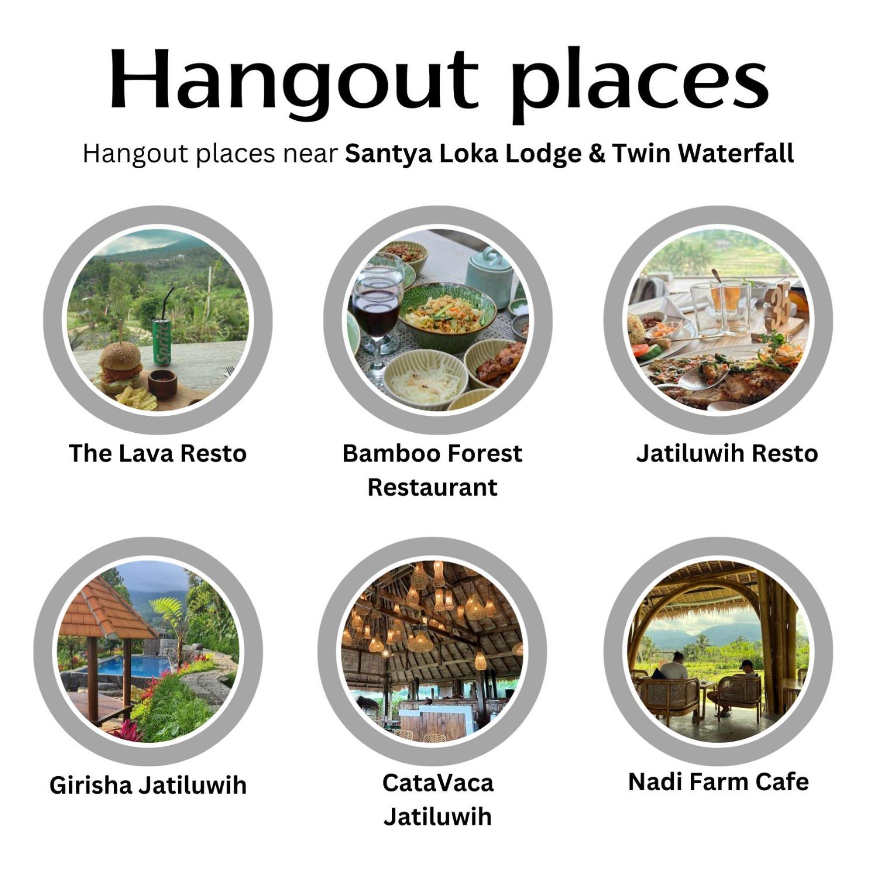 Santya Loka Lodge & Twin Waterfall Джатилувих Экстерьер фото
